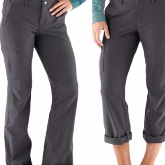 REI Sahara Rollup Cargo Pant Olive Green -Size 10 - Picture 1 of 10